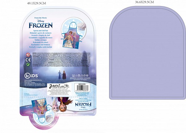 Disney Frozen Wind  kids apron 2-piece set
