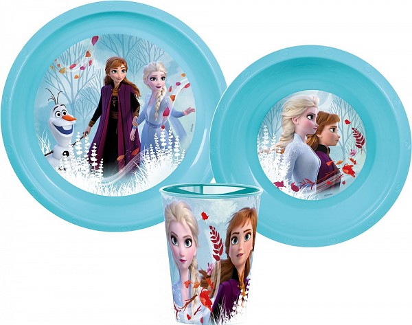 Disney Frozen dinner set, plastic set
