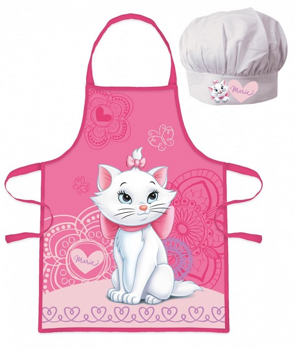 Disney Marie Whiskers  childrens apron 2-piece set
