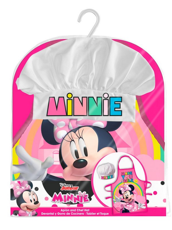 Disney Minnie  Smile childrens apron 2-piece set