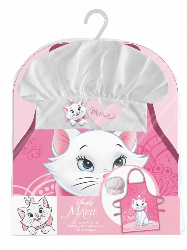 Disney Marie Whiskers  childrens apron 2-piece set