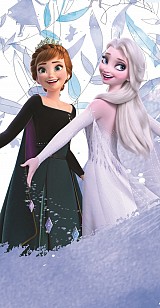 Disney Frozen Wonderland bath towel, beach towel 70x140 cm