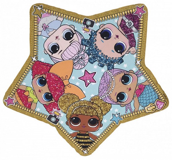 LOL Surprise shaped bath towel, beach towel 115*110 cm (Fast Dry)