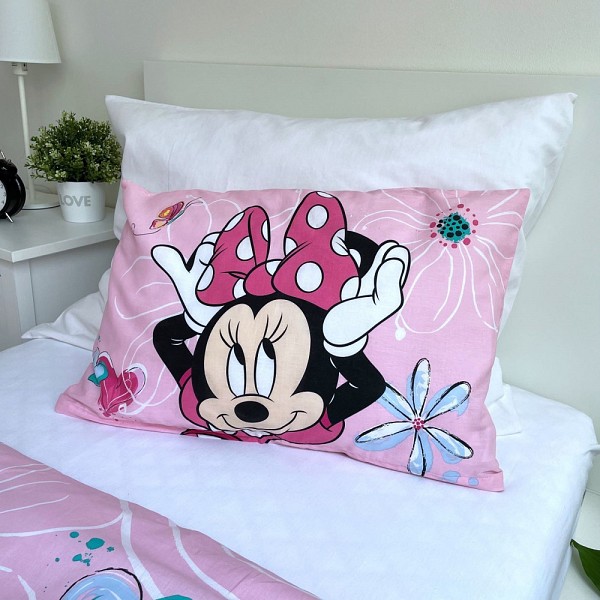 Disney Minnie  Flowers childrens duvet cover 100×135cm, 40×60 cm