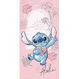 Disney Lilo and Stitch Heart bath towel, beach towel 70x140cm (Fast Dry)