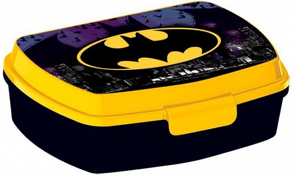 Batman Bat Signal funny plastic sandwich box