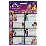 Disney Princess notebook label with stickers 16 pcs