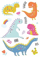 Dinosaur Roar A/4 elastic folder