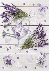 Colour Rustic Lavender A/4 elastic folder