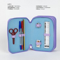 Disney Frozen Sisters filled pencil case 3-tier