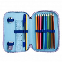 Disney Lilo and Stitch Scrump filled pencil case 2-level