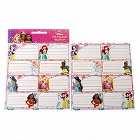 Disney Princess Spring notebook label pack of 16