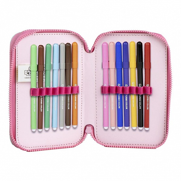 Gabbys Dollhouse Hey filled pencil case 2-story