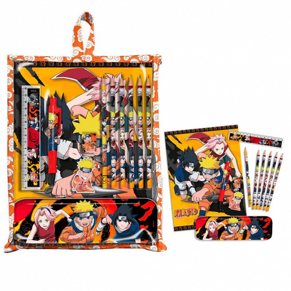 Naruto stationery set with holder
