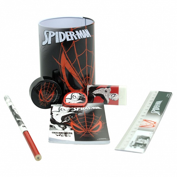 Spiderman World of Webs stationery set 7 pcs