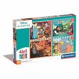 Disney Classics 4-in-1 Clementoni Puzzle CMC21523