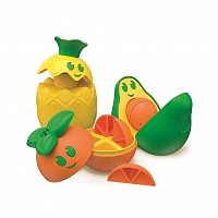 Fruits Friendly Faces Fruit Sorting Baby Toy, Puzzle Clementoni  CMC17719