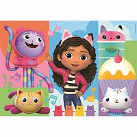 Gabbys Dollhouse Meadow 2x60 pieces puzzle Clementoni