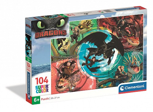 How To Train Your Dragon Friends Clementoni 104-piece puzzle