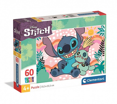 Disney Lilo and Stitch Scrump’s Day Clementoni 60-piece puzzle