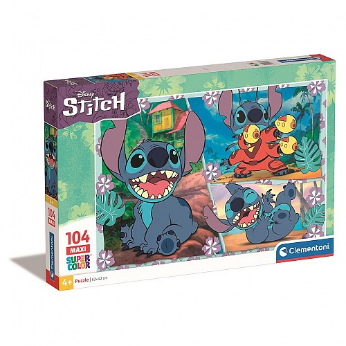 Disney Lilo and Stitch Plasma Blaster 104-piece maxi puzzle Clementoni
