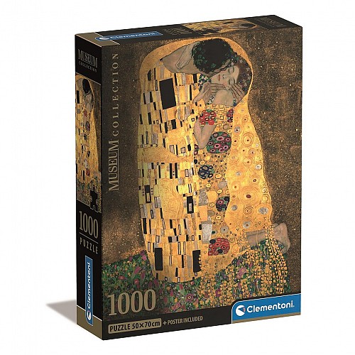Art The Kiss 1000-piece Compact Puzzle Clementoni  CMC39790