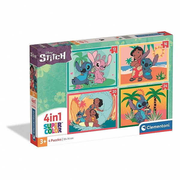 Disney Lilo and Stitch 4-in-1 Puzzle Clementoni  CMC21745