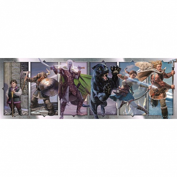 Dungeons & Dragons 1000-piece panoramic Compact puzzle Clementoni