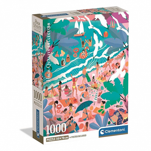 Colour Sunday Seaside 1000-piece Compact Puzzle Clementoni CMC39938