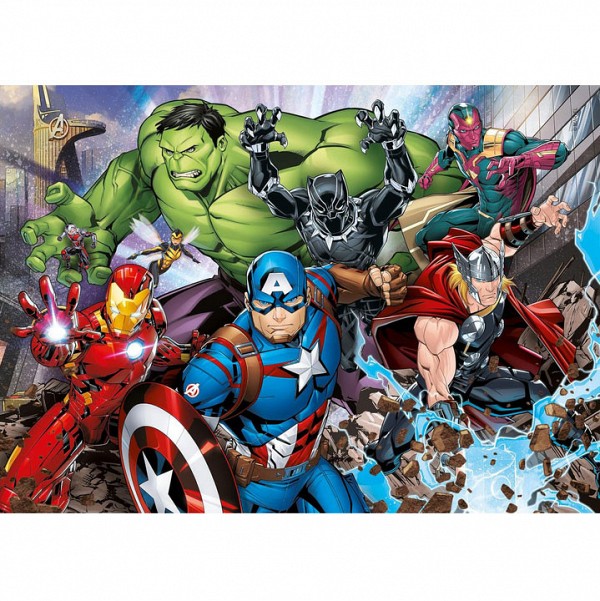 Avengers Against the Threat 2x60 pcs Clementoni puzzle CMC21605