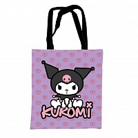 Hello Kitty Kuromi canvas tote bag, shopping bag 44 cm