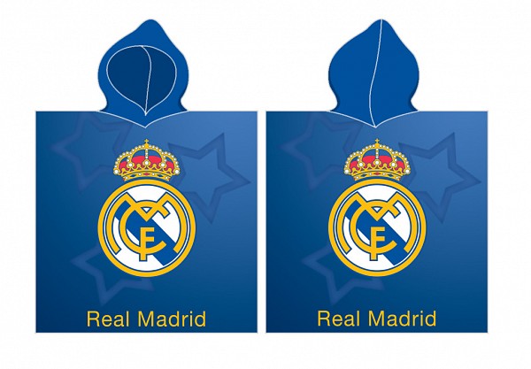 Real Madrid Star beach towel poncho 55x110 cm (Fast Dry)