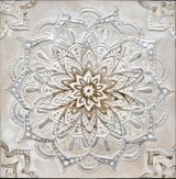 Πίνακας σε καμβά λουλούδια 60x60