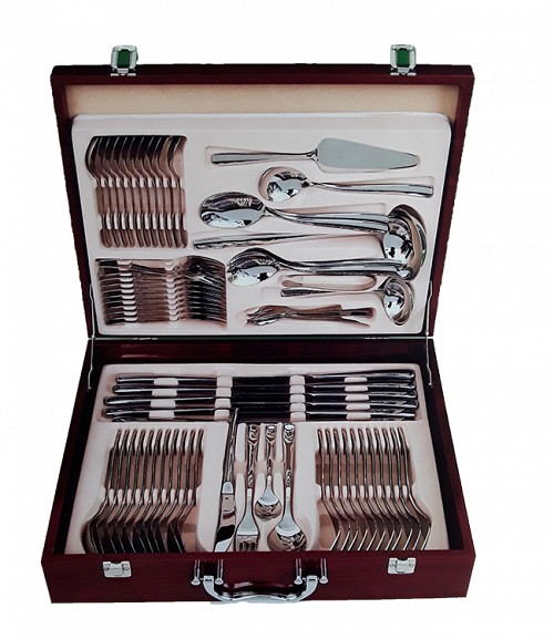 Σετ Μαχαιροπίρουνα 72τεμ Ανοξείδωτα 18/10 Σε Βαλίτσα