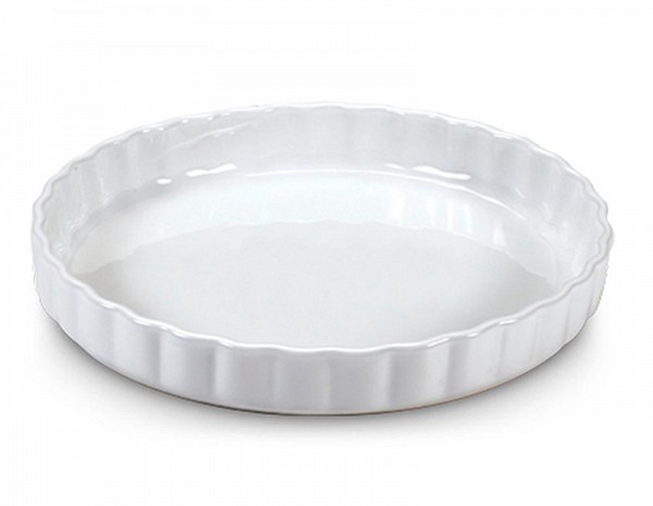 Πυρίμαχη Στρογγυλή Ταρτιέρα Λευκή