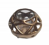 Θήκη Ρεσώ Χρυσή Μεταλλική 10x14εκ.