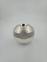 Στρογγυλό Διακοσμητικό Σαμπανιζέ Κεραμικό Κηροπήγιο Για Ρεσώ 10.2x10.2x8.4cm