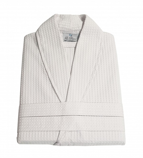 Μπουρνούζι ΠΙΚΕ Cotton 100%  280gr/m2 ΜΕ ΓΙΑΚΑ - LARGE