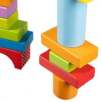 Wooden blocks - 100pcs Kruzzel 22666