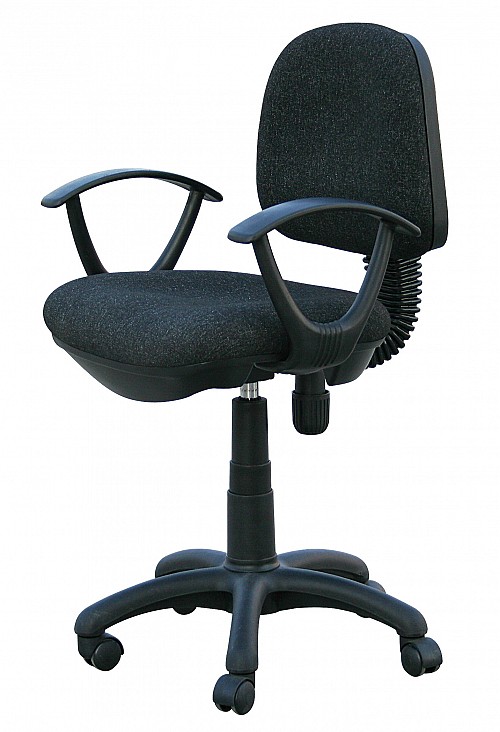 VELCO Pro Systems ΚΑΡΕΚΛΑ ΓΡΑΦΕΙΟΥ ΠΑΙΔΙΚΗ ΜΑΥΡΗ ΜΕ ΜΠΡΑΤΣΑ -ΔΙΑΣΤΑΣΕΙΣ: 57x47x81/92cm