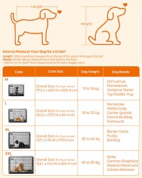 FEANDREA Dog Crate, Foldable, 107 cm, 2 Doors, XL, Black PPD42H